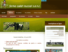 Tablet Screenshot of fermecadetroussel.org